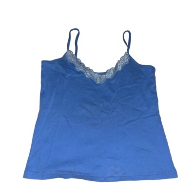 Французский платье синий спагетти ремень кружева отделки камзол размер средний - Изображение 1 из 4