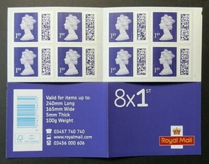 GB TD1 8 X 1ST CLASS CYLINDER BKLT - M22L - MEIL - PB-sL - DATA MATRIX 17/11/21 - Picture 1 of 1
