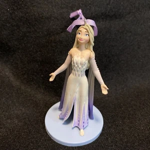 Disney Frozen 2 Queen Elsa Christmas Ornament Purple Dress - Picture 1 of 2