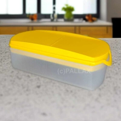 TUPPERWARE A140 EIDGENOSSE PLUS 350 ML GELB VORRATSDOSE - Bild 1 von 2