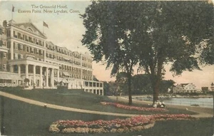 Tarjeta postal de 1910 New London Connecticut Griswold Hotel Eastern Point 24-11750 - Imagen 1 de 2