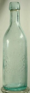 J C GERLACH BOSTON MASS BLOB TOP BEER BOTTLE APPLIED TOP CIRCA 1880'S - Picture 1 of 5