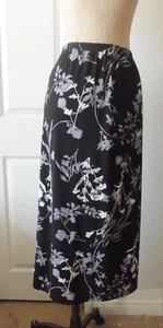 Allison Taylor Petite Rock schwarz bunt Blumendruck elastische Taille - PL - Bild 1 von 5