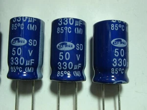 330uF 50V 85°C Elko #1-58 - Picture 1 of 2