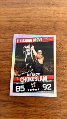 2009 Topps WWE Slam Attax Evolution Limited Edition Finishing Move Holo Big Show - Image 1 of 2