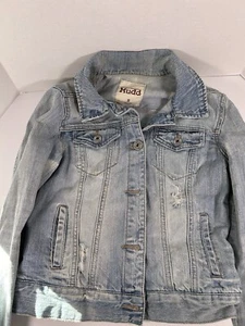 Mudd Denim Jeansjacke Distressed Lightwash Größe S - Bild 1 von 8