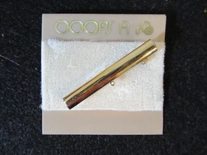 Vintage OOOPS A Gold tone metal star bar Brooch Pin New Old Stock - Picture 1 of 3