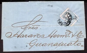 2954 LETTERA PIEGATA MESSICO 1971 GUANAJUATO - Foto 1 di 2