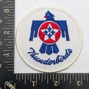 USAF THUNDERBIRDS Flight Demonstration Team F-16 Falcon Squadron 4" Round Patch - Bild 1 von 2