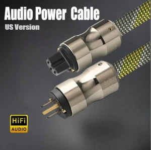 2M HI-End 12AWG US Power Cable AC Main Supply Cable IEC320-C15 Female Connector - Bild 1 von 7
