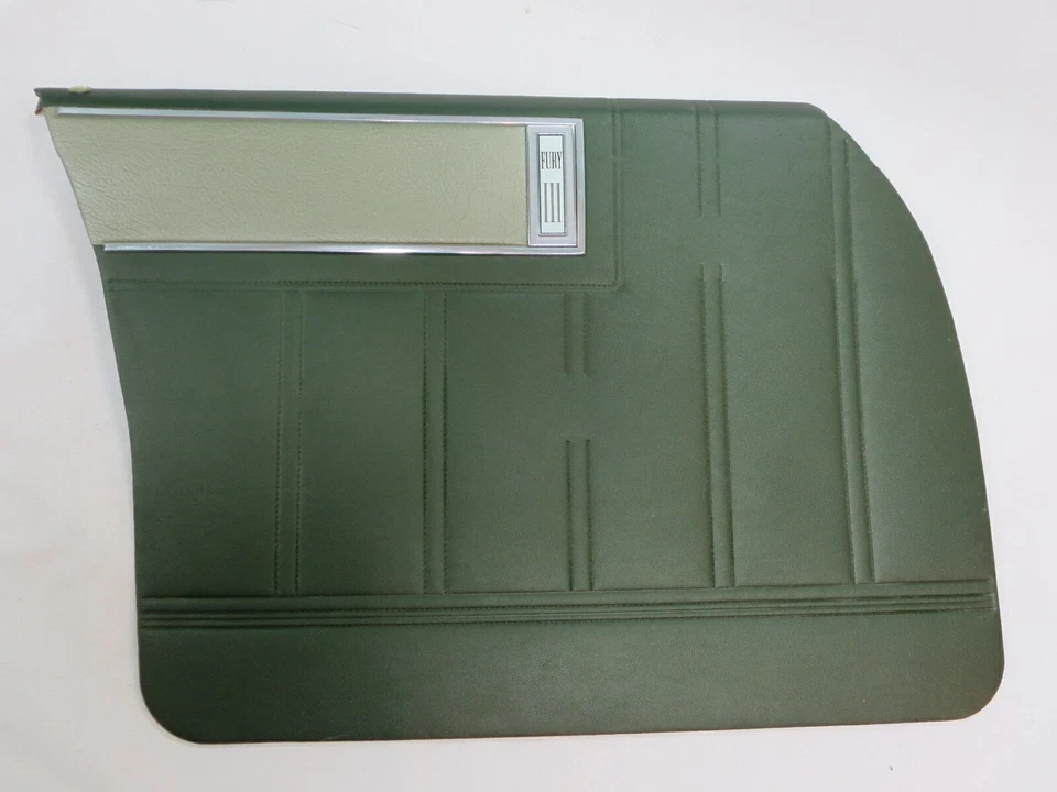 Nuevo de Lote Antiguo 1969 Plymouth Fury III Mopar OEM Panel de Puerta Interior Cuatro Puertas Delanteras Izquierdas Foto 1 de 4