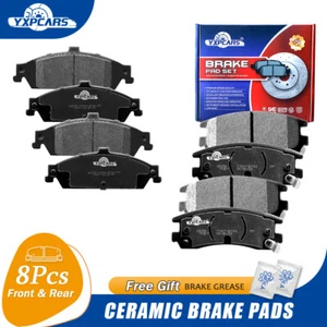 For 1999 - 2005 Oldsmobile Alero Pontiac Grand Front And Rear Ceramic Brake Pads - Picture 1 of 6