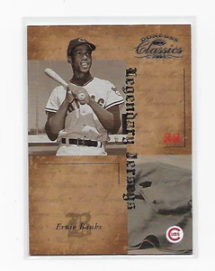 ERNIE BANKS 2004 DONRUSS CLASSICS #LJ-22 LEGENDARY JERSEYS INSERT /500 RARE  - Picture 1 of 2
