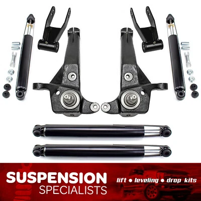4" Lift Spindle Kit with Shocks For 2001-2011 Ford Ranger 2WD Torsion Bar   Foto 1 de 4