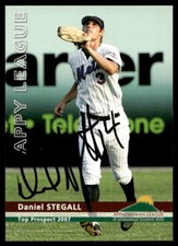2007 Grandstand Top Prospects Daniel Stegall Kingsport Mets Autograph
