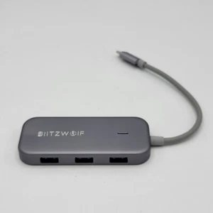 Hub 7 in 1 Blitzwolf BW-TH5 USB-C a 3xUSB 3.0, HDMI, USB-C PD, SD, microSD - Foto 1 di 8