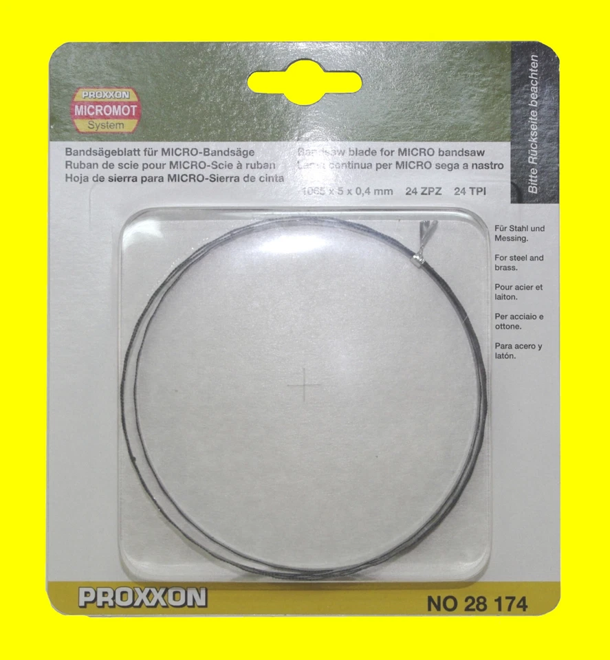 PROXXON 28174 Bandsägeblatt fein Sägeband für Bandsäge MBS240/E 27172 - NEU - Bild 1 von 3
