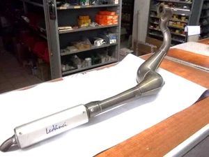 auspuff aprilia f 1 road cc50 leovinci zweiloch krümmer *pesolemotors - Bild 1 von 1