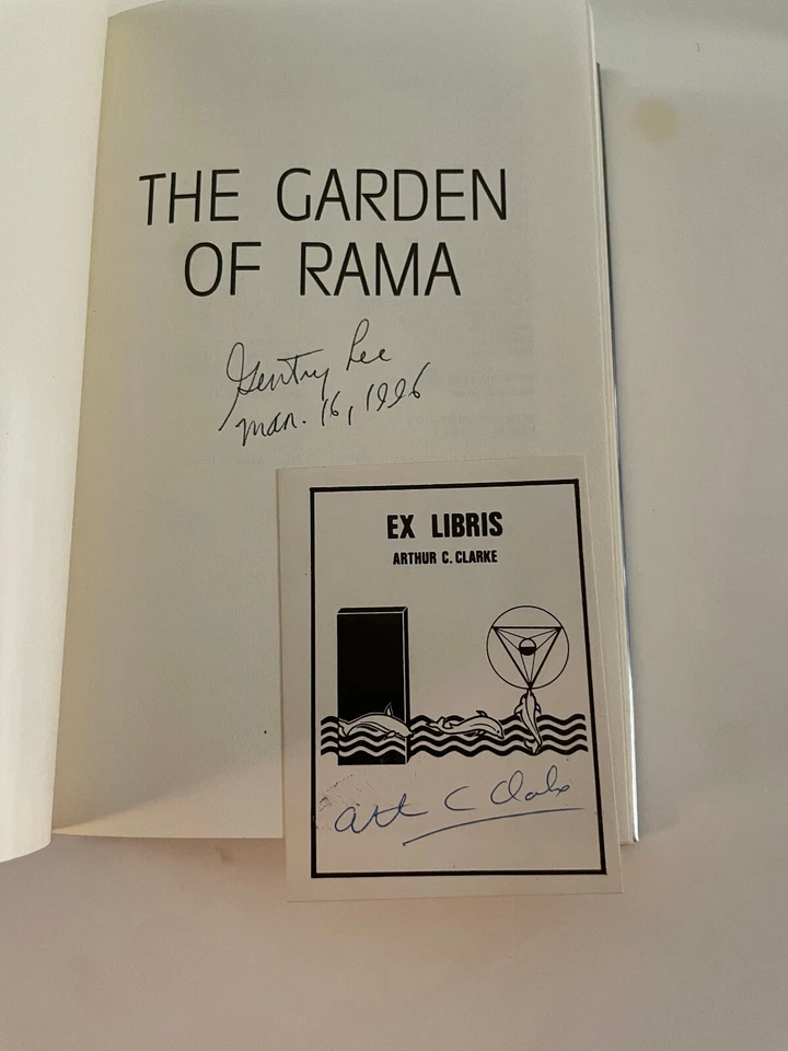 Arthur C Clarke & Gentry Lee: Garden of Rama, signed 2x 1st/1st HB w/DJ - Image 1 of 4