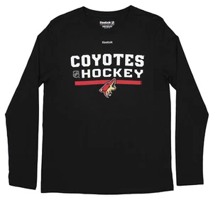Reebok NHL Youth (4-20) Arizona Coyotes Performance Basic Tee, Black - Picture 1 of 3