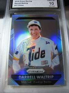 DARRELL WALTRIP 2016 PRIZM RACING PRIZM # 17 GRADED 10 L@@@K - Picture 1 of 1