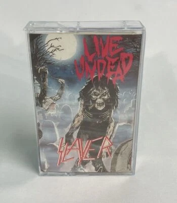 SLAYER Live Undead Cassette Tape (1984) Metal Blade Records - Image 1 of 4
