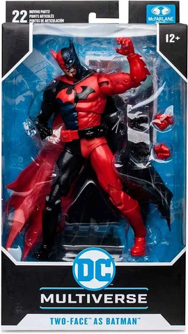 DC Multiverse Batman Reborn 7 Inch Figure - Two-Face As Batman IN STOCK! Cover