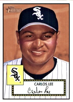 2001 Topps Heritage #310 Carlos Lee CHICAGO WHITE SOX - Image 1 of 2