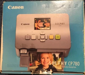 Silver Canon SELPHY (CP780-SLN) Compact Photo Printer. New In Open Box NO Manual - Picture 1 of 10