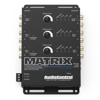 AudioControl Matrix Plus, controlador de línea de 6 canales con control de nivel opcional Foto 1 de 4