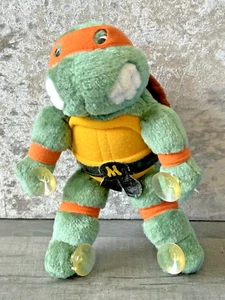 Vintage 1989 Teenage Mutant Ninja Turtles Playmates Plush Soft Toy Michelangelo - Picture 1 of 14