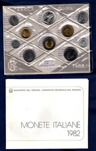 ITALIA 1982 DIVISIONALE FIOR DI CONIO CONFEZIONE PRIVA DI CUSTODIA - Picture 1 of 1