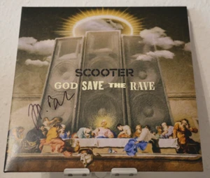 ORIGINAL Autogramm von H. P. Baxxter. Auf VINYL 12". GOD SAVE THE RAVE. SCOOTER - Picture 1 of 1