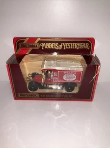 MATCHBOX MODELS OF YESTERYEAR 1:38 1910 RENAULT TYPE AG - T TUNNOCK BAKER - Y-25 - Picture 1 of 7