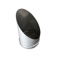Bocchette di soffiaggio acciaio inox con guarnizione per tubo di piegatura Ø80 mm - 315 mm