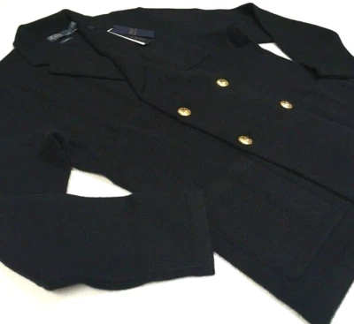 Polo Ralph Lauren 100% Cachemira Suéter Cena Tejido Traje Chaqueta Cárdigan Blazer Foto 1 de 4