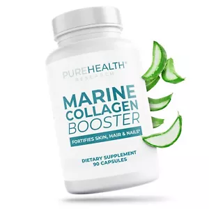 Marine Collagen Peptide Pills, Healthier Hair, Skin & Nails, Purehealth Research - Picture 1 of 10