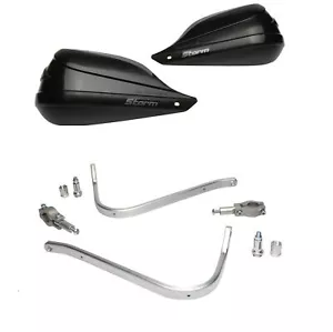 Barkbuster Storm Kit paramani nero Honda NX 650 Dominator 1988 - 2003 - Foto 1 di 5