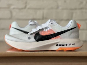 Nike ZoomX Ultrafly Trail Running White Orange DZ0489-100 Women 12/Men 10.5 New - Picture 1 of 10