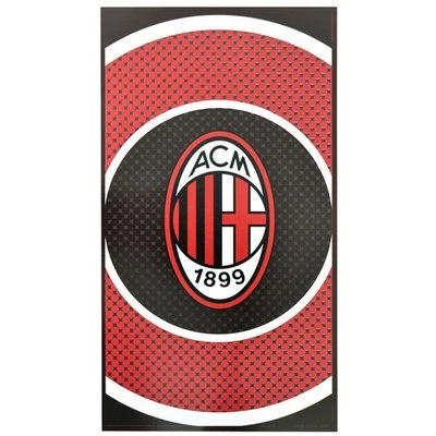 AC Milan Bullseye Towel FC Birthday Christmas Football Fan Official Licensed Foto 1 de 4