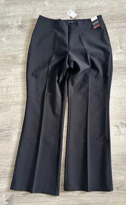 New York & Co High Rise Flare Pant Fit To Flatter Black Trousers Slacks NWT - Image 1 of 4
