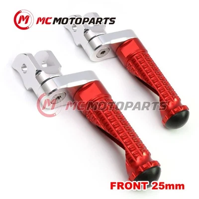 For Ducati SportTouring ST3 05-07 06 MPRO 25mm Extended RED Front Foot Pegs Foto 1 de 4