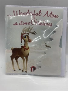 To A Wonderful Mum With Love At Christmas Card With Pull Out Tree - Picture 1 of 2
