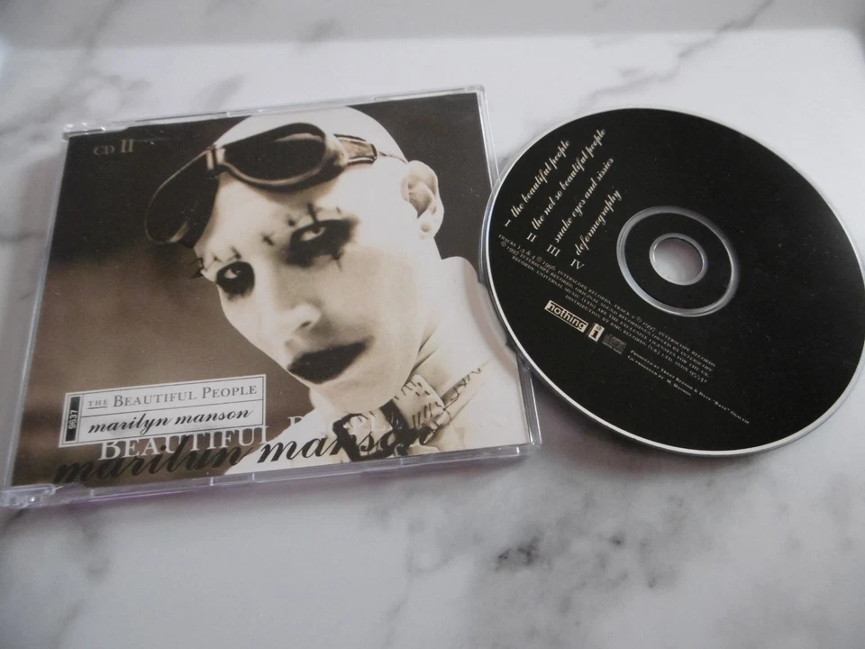 Marilyn Manson The Beautiful People Seltene CD II 2 Single 4 Trk 1997 Indx 95541 - Bild 1 von 3