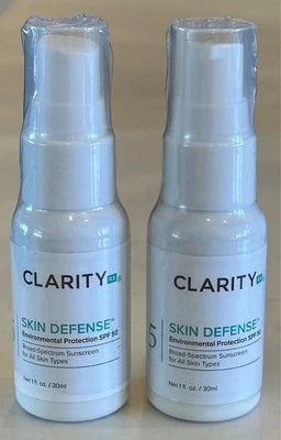 Clarity RX Skin Defense Sunscreen Broad Spectrum SPF 50 (2) 2oz Total Exp. 2/26 - image 1 of 2