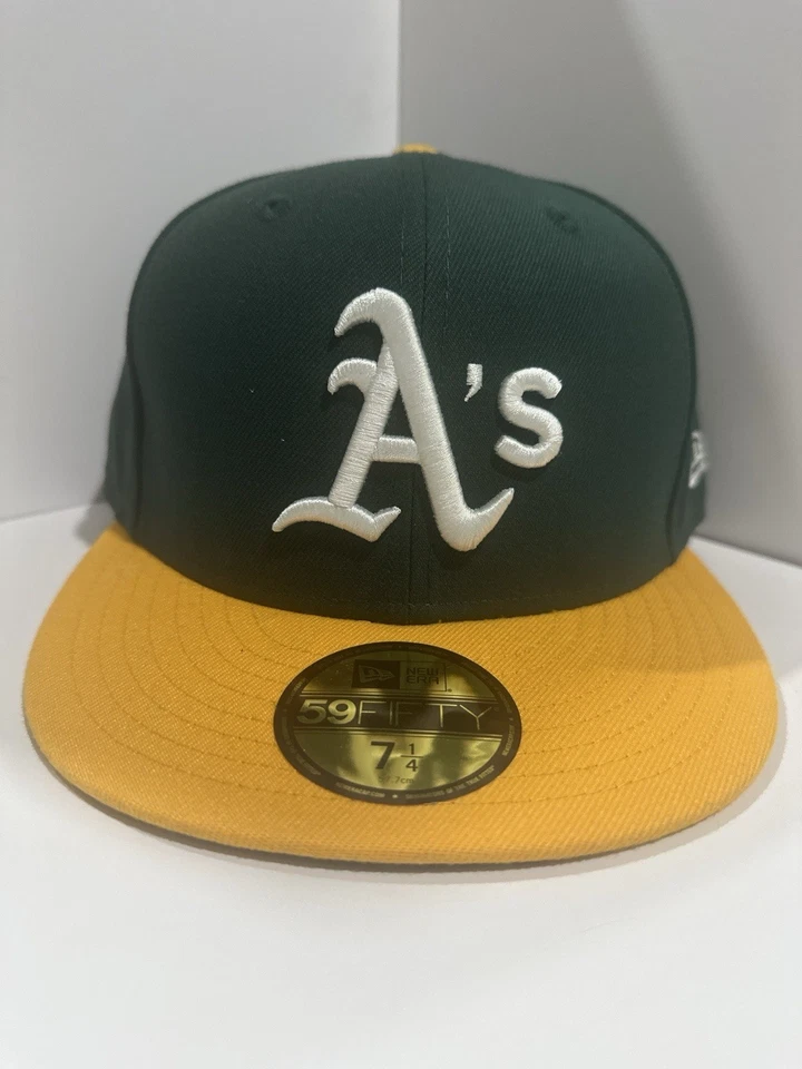 Oakland Athletics A’s 59FIFTY Fitted Hat – Size 7 ¼ – New Era MLB - Image 1 of 4