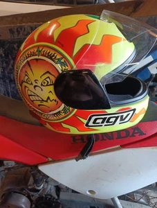 Valentino Rossi Helmet Sun And Moon By Druid Performance. - Picture 1 of 13