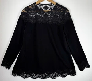 Blusa Top Zimmermann de Encaje para Mujer Talla 0 Manga Larga Transparente Conjunto Elegante - Imagen 1 de 23