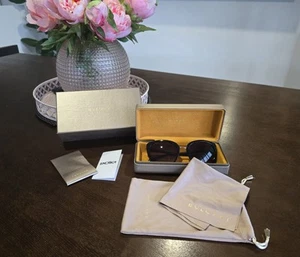 Bvlgari Sunglasses BV8177 501/8G - Black/Grey Gradient And Gold. As New Full Set - Picture 1 of 9