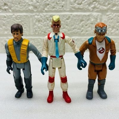 Lot of 3‼ VTG‼ Kenner Real Ghostbuster 1987 Action Figures EGON/VENKMAN/RAY Foto 1 de 4